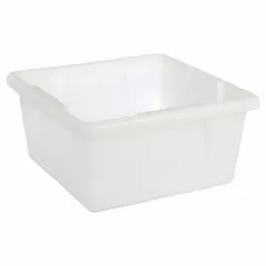 Polyethylene spill basin designed for secondary containment of HPLC waste collection vessels. Captures drips and spills from waste cans to maintain a clean work area. Compatible with HPLC waste cans listed under manufacturer part number PP12755.