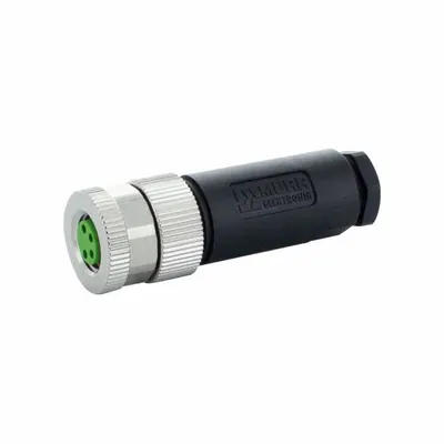 MURRELEKTRONIK Circular Connector: A Coded, 4 Socket, M8 with Straight Connection, IP67 - Field-Wireable M8 Circular Connectors