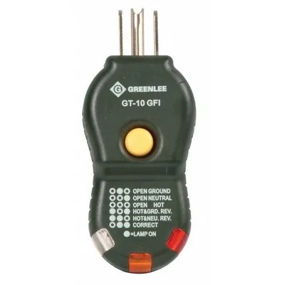 GREENLEE GFCI Tester GT-10GFI - GFCI Testers
