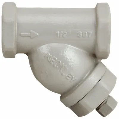 KECKLEY 1/2" NPT Carbon Steel Y Strainer with 304 Stainless Steel Screen - Carbon Steel Y Strainers