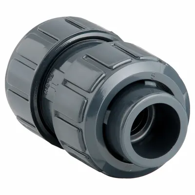 ASAHI Ball Check Valve: Ball, Inline Valve Body, PVC, 1/2 in Pipe Size, True Union Socket - PVC Ball Check Valves