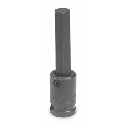 PROTO Impact Socket Bit : SAE, 5/32 in Tip Size, 2 23/32 in Overall Lg, Fixed Insert - Hex Impact Bit Sockets