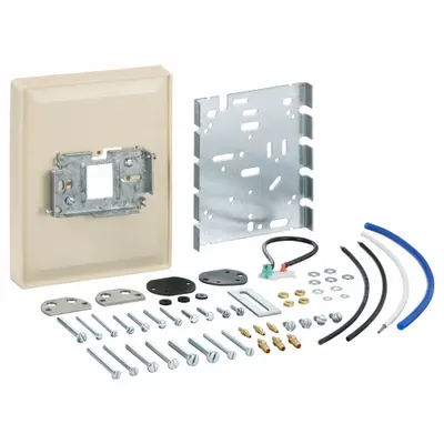 JOHNSON CONTROLS Pneumatic Thermostat Conversion Kit: For Johnson Controls T-4000 Series, Model Universal - Pneumatic Thermostat Wall Mount Kits