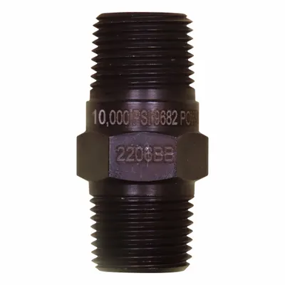 POWER TEAM Straight Fitting: Straight Fitting - Replacement Parts for Hydraulic Pumps