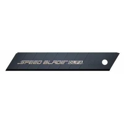 OLFA Snap-Off Blade: 4 7/16 in Blade Lg, 11/16 in Blade Wd, 0.02 in Blade Thick - Straight-Edge Standard-Tip Replacement Snap-Off Blades