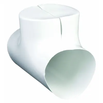JOHNS MANVILLE Insulated Fitting Cover: PVC Jacket, For Tee Fitting, For 4 1/2 in Max OD - PVC Jacketing for Fitting Insulation