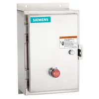 SIEMENS NEMA Magnetic Motor Starter: Non-Reversing, 3 Poles, NEMA Size 1, 27 A, 24V AC Coil (MPN 14DUB32WJ)