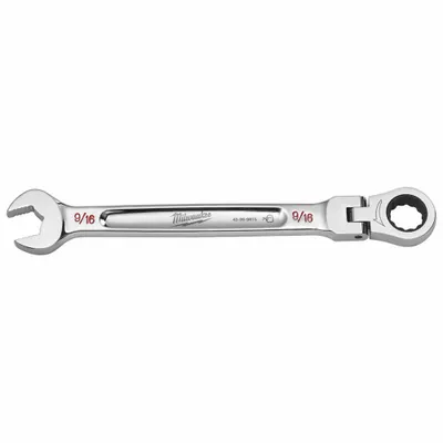 MILWAUKEE 9/16 in SAE 12-Point Ratcheting Combination Wrench - SAE 12-Point Ratcheting Combination Wrenches
