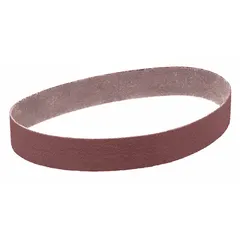 This 3M 341D sanding belt is a general-purpose abrasive belt for carbon steel and soft metals. It features 80-grit aluminum oxide on an X-weight cloth backing, providing consistent material removal and finishing. The belt measures 2 inches wide by 36 inches long and is sold in a 50-pack.