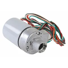 This actuator is designed for use in HVACR systems to control dampers and valves in commercial and industrial buildings. It modulates air or fluid flow based on control signals, enabling precise temperature and pressure regulation in heating, ventilation, and air conditioning applications.