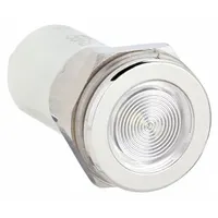 APPROVED VENDOR Flush Panel Light: 16 mm Panel Mounting Hole Dia, LED, White, Flush Head, H16