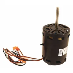 This motor is a replacement component for Tradesman 400 and Tradesman 400 Ultra HVACR units. It is used to drive fans or blowers in industrial heating and cooling systems, providing airflow for temperature control in commercial and industrial facilities.
