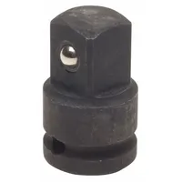 WESTWARD Impact Socket Adapter: 1/2 in Input Drive Size, Manganese Phosphate, Square (MPN 4LYY8)
