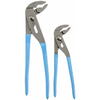 Tongue and Groove Plier Set: V, Self Adjusting, 1 1/4 in_2 1/4 in_1 3/50 in Max Jaw Opening (MPN GLS-1)