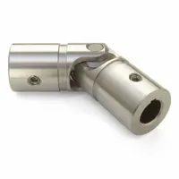 BELDEN Universal Joint: Stainless Steel, 750, Round Keyed, 1/4 in_3/8 in Bore Dia, Assembled, Inch (MPN USSK12-6-4-SS)