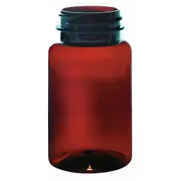 QORPAK Packer Bottle: PET, 250 mL, 8.5 fl oz, Amber, 45-400 mm, No Closure, No Closure, Sampling (MPN PLA-06569)
