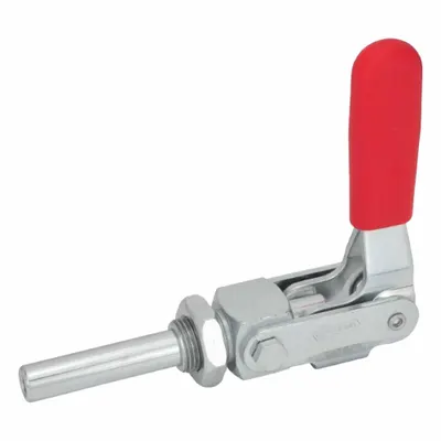 JW WINCO Push-Pull Toggle Clamp: Flange Base Mounting, Std Counter-Clockwise Handle - Standard Straight-Line Toggle Clamps