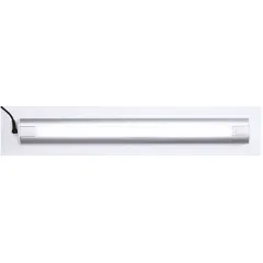 Aluminum LED task light with a 20 1/4 in overall width. Includes a magnetic angle mount for flexible positioning on metal surfaces. Compatible with GRENO-3072E. Suitable for focused illumination in industrial workstations, assembly lines, and inspection areas.