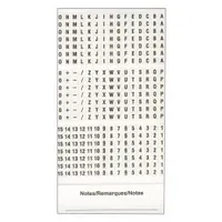 3M Wire Marker Book: //0 to 15/A to Z/– (Minus)/+ (Plus), Black on White, 450 Labels, 5 PK (MPN SPB-02)