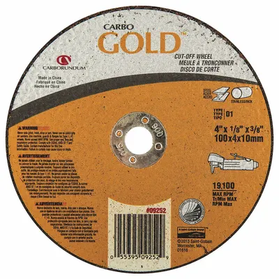 OEM APPROVED VENDOR Carbo Gold General Purpose Cut-Off Wheel - General Purpose Cut-Off Wheels for Carbon & Stainless Steel