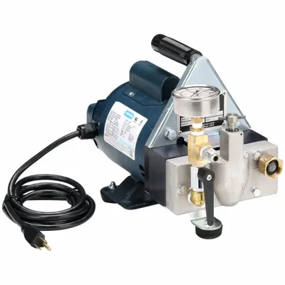 WHEELER-REX Hydrostatic Test Pump: 115/230V AC, 1/2 hp, 300 psi Max. Discharge Pressure - Portable Handheld Electric Hydrostatic Test Pumps
