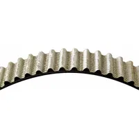 Timing belt and metric V-belt with 1,391 mm effective length. Features fiberglass reinforcing cord for strength and dimensional stability. Used in automotive engine timing drive systems to synchronize camshaft and crankshaft rotation