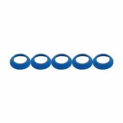 Plastic torque identification ring, single piece. Used with CLECO battery clutch assembly tools to indicate torque settings during assembly and maintenance operations. Compatible with models CLBA083, CLBA123, CLBA203, CLBA303, and CLBA403.