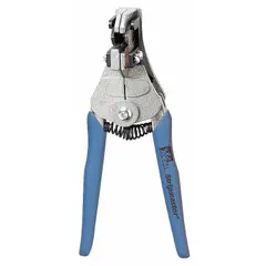 Standard cushion-grip wire stripper for 30 to 24 AWG copper cable. Overall length 5-1/2 in. Used for stripping insulation in electrical and electronics work.