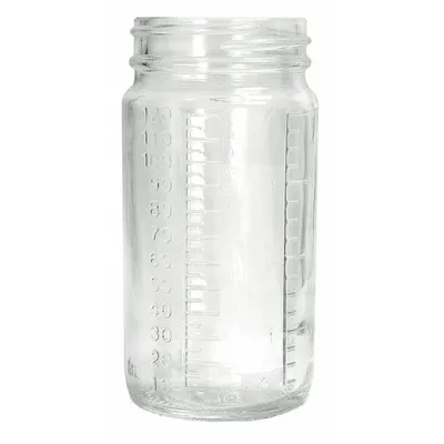 OEM Mixing/Storage/Sampling Bottle: 30 mL - Clear Wide Mouth Round Glass Lab Bottles