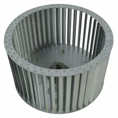 OEM replacement blower wheel for use in HVAC and industrial air-moving systems. Compatible with Dayton equipment and model 5ZCN8. Designed to provide proper airflow in furnaces, air handlers, and ventilation units.