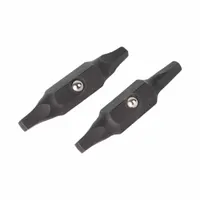 KLEIN TOOLS Replacement Bit #1, #2 Square: Repl Bit, Imperial, #1 Bit Size, S1 Bit Industry Size (MPN 32484HD)