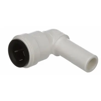 WATTS 1/2 in OD x 1/2 in OD Polysulfone Push-to-Connect Tube Adapter, 3518-10 - Polysulfone Push-to-Connect Tube Fittings
