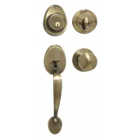 MASTER LOCK Door Lockset: Office Knob Locksets, Brass (MPN HDLBC0605KA4)
