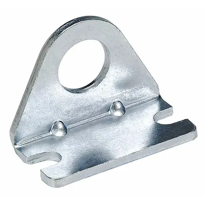 SPEEDAIRE Foot Bracket: Foot Mount Type, Fits 2 in Bore Dia, 3 1/8 in Overall Lg - Foot Mounting Brackets