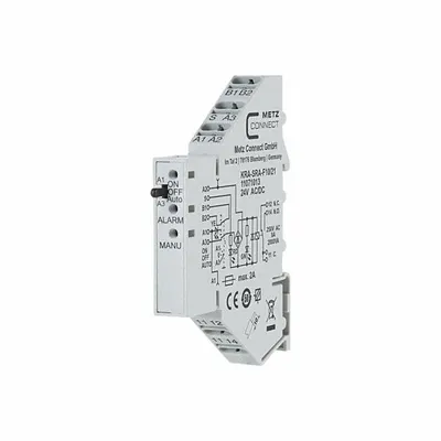 METZ CONNECT Changeover Contact: C-Logline, DIN Rail Mounting, 11071013 - Modules for Metz Connect Controllers
