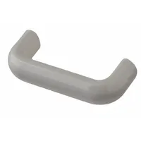 ELESA Pull Handle: Threaded Holes, Plastic, White, M8 Screw Size, 0.79 in, 3.82 in Grip Lg (MPN M.843/140-SST-M8 Clean)