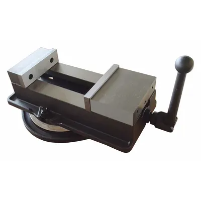 Dayton Machine Vise: 6 in Jaw Face Wd, 7 1/2 in Max Jaw Opening, 1 3/4 in Throat Dp - Swivel-Base Milling Machine Vises