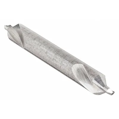 KEO Center Drill: Plain Type, #1, 60°, 1 1/4 in Overall Lg - Plain-Tip Center Drills