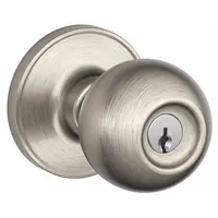 SCHLAGE RESIDENTIAL Corona Knob Lockset: Passage Knob Locksets, Nickel (MPN J54-CNA-619)
