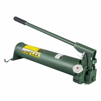 SIMPLEX Hand Pump: 2 Stages, Single Acting - Hand Pumps for Hydraulic Fluids