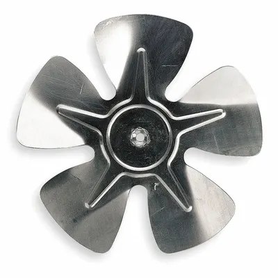 Dayton Propeller: Clockwise Facing Discharge, 7 in Propeller Dia. (In.), 5 Blades - HVAC and Refrigeration