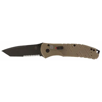 GERBER Tactical Folding Knife: 3 1/2 in Blade Lg, 5 in Closed Lg, 8 1/2 in Overall Lg - Assisted-Opening Folding Knives
