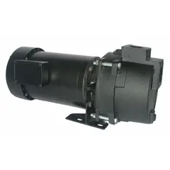 Self-priming centrifugal pump for sprinkler systems. TEFC motor enclosure protects against dust and moisture. Voltage 208-230/460V AC, shut-off pressure 77 psi. Suitable for industrial fire protection and irrigation networks requiring reliable priming.
