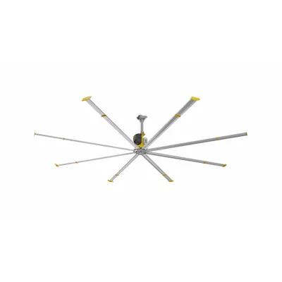 BIG ASS FANS Ceiling Fan: 24 ft Blade Dia, Variable Speeds, 480V AC, Three Phase - Industrial Ceiling Fans