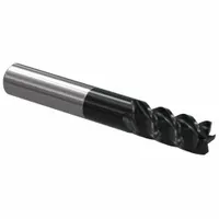WIDIA Corner Chamfer End Mill: Carbide, TiAlN Coated, 5 Flute, 4 mm Mill Dia, 11 mm LOC, 0.2 mm Chf (MPN 7006956)
