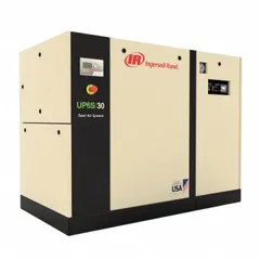 Tankless rotary screw air compressor delivering 78 cfm at 20 hp. Operates on 200V AC, three-phase power. Designed for continuous-duty applications such as powering pneumatic tools, automation equipment, and air-handling systems in industrial environments.