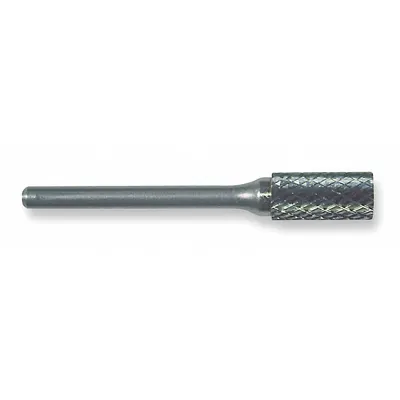 WIDIA METAL REMOVAL Carbide Bur: Cylinder, SA-9, Double Cut, 1" x 1" Head - Double-Cut Cylinder Burs