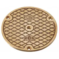 JAY R. SMITH MFG. CO Floor Cleanout: 5 3/4 in Overall Dia, 3 3/4 in Overall Ht, Bronze, Bronze (MPN 4020C04PB)