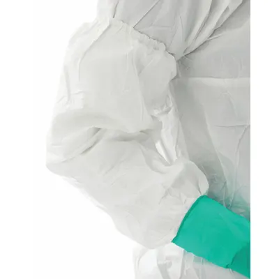 ANSELL Protective Sleeves: ISO 4, 10 Federal 209E Clean Room Class, Sterile, Bound Seam - Cleanroom Sleeves for Non-Hazardous Applications