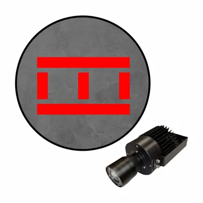 VISUAL WORKPLACE Virtual Safety LED Walkway: Virtual Safety LED Walkway - LED Safety Walkway Projectors